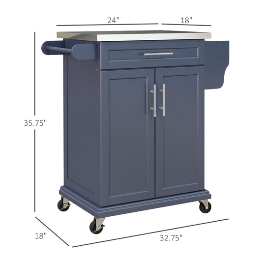 Kitchen Island on Wheels