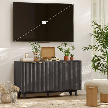 Fluted Sideboard Buffet Cabinet